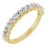 14K Yellow 1 1/8 CTW Natural Diamond Anniversary Band