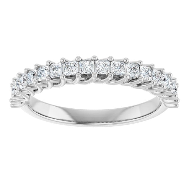 14K Yellow 1 1/8 CTW Natural Diamond Anniversary Band