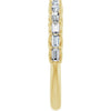 14K Yellow Gold 1 1/8 CTW Natural Diamond Anniversary Band