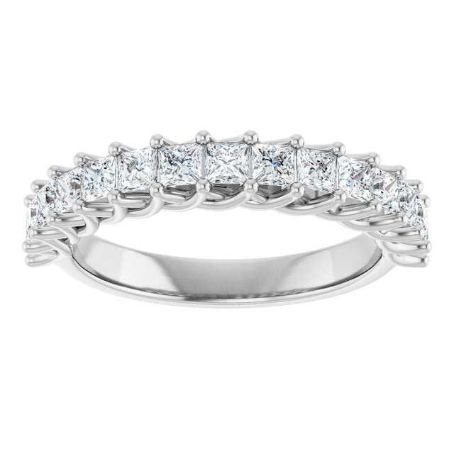 14K Yellow 1 1/8 CTW Natural Diamond Anniversary Band