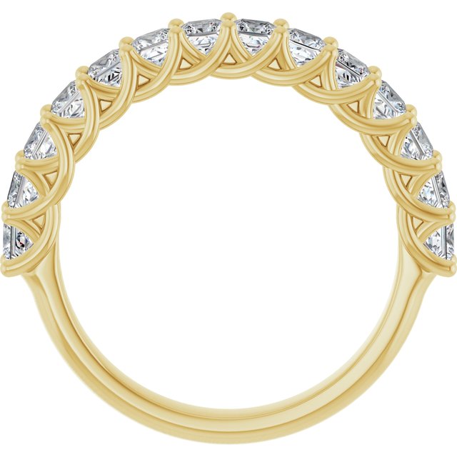 14K Yellow 1 1/8 CTW Natural Diamond Anniversary Band