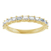 14K Yellow 1 1/8 CTW Natural Diamond Anniversary Band