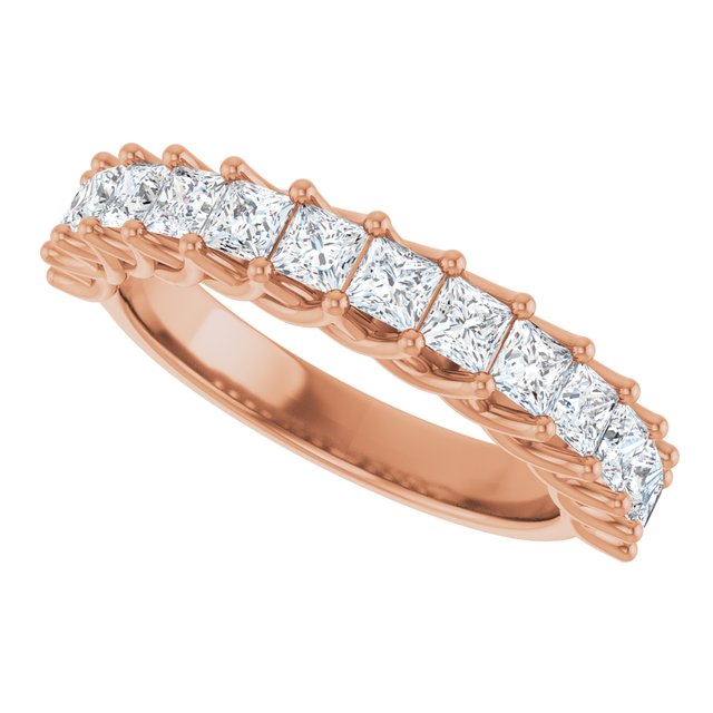 14K Yellow Gold 1 1/8 CTW Natural Diamond Anniversary Band