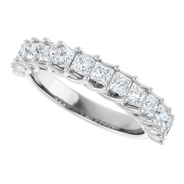 14K Yellow 1 1/8 CTW Natural Diamond Anniversary Band