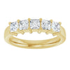 14K White 5/8 CTW Natural Diamond Anniversary Band