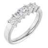 14K White 5/8 CTW Natural Diamond Anniversary Band