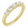 14K White 5/8 CTW Natural Diamond Anniversary Band