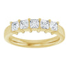 14K White 5/8 CTW Natural Diamond Anniversary Band