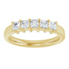 14K White 5/8 CTW Natural Diamond Anniversary Band