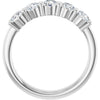 14K White Gold Diamond Anniversary Band – 5/8 Carat Elegance