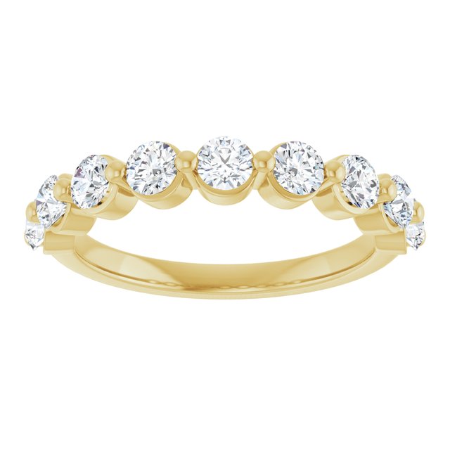 14K Rose 1/3 CTW Natural Diamond Anniversary Band