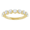 14K Rose 1/3 CTW Natural Diamond Anniversary Band