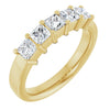 14K White 5/8 CTW Natural Diamond Anniversary Band