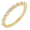 14K Rose 1/3 CTW Natural Diamond Anniversary Band