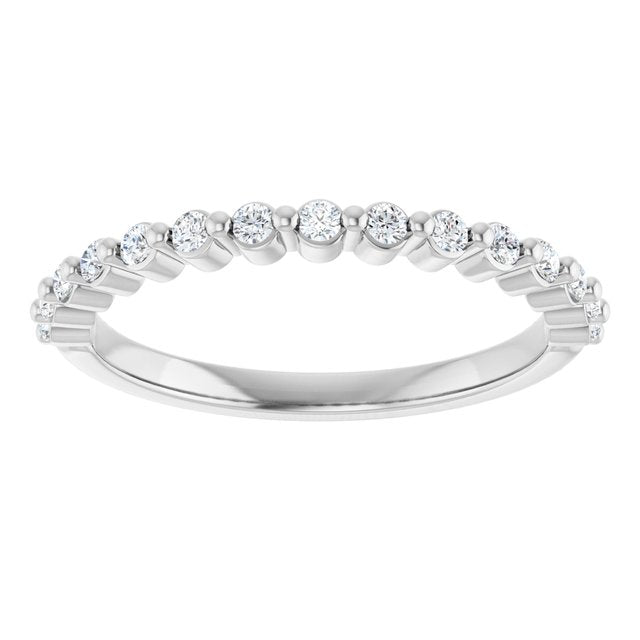 14K Rose 1/3 CTW Natural Diamond Anniversary Band