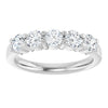 14K White 5/8 CTW Natural Diamond Anniversary Band