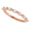 14K Rose 1/3 CTW Natural Diamond Anniversary Band