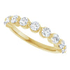 14K Rose Gold 1/3 CTW Diamond Anniversary Ring in Marquise Design