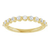 14K Rose 1/3 CTW Natural Diamond Anniversary Band