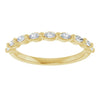 14K Rose 1/3 CTW Natural Diamond Anniversary Band