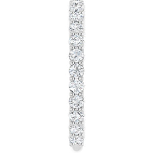14K Yellow Gold 3/4 CTW Round Natural Diamond Anniversary Band