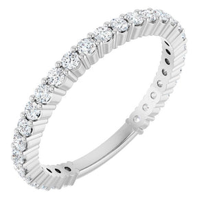 14K Yellow Gold 3/4 CTW Round Natural Diamond Anniversary Band