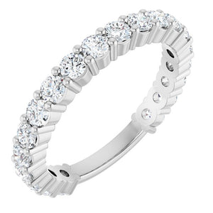 14K Yellow Gold 3/4 CTW Round Natural Diamond Anniversary Band
