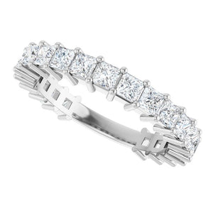 14K Yellow Gold 3/4 CTW Round Natural Diamond Anniversary Band