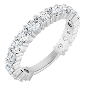 14K Yellow Gold 3/4 CTW Round Natural Diamond Anniversary Band