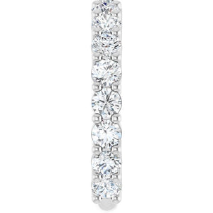 14K Yellow Gold 3/4 CTW Round Natural Diamond Anniversary Band