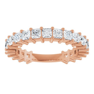 14K Yellow Gold 3/4 CTW Round Natural Diamond Anniversary Band