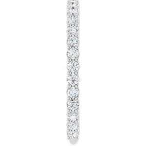 14K Yellow Gold 3/4 CTW Round Natural Diamond Anniversary Band