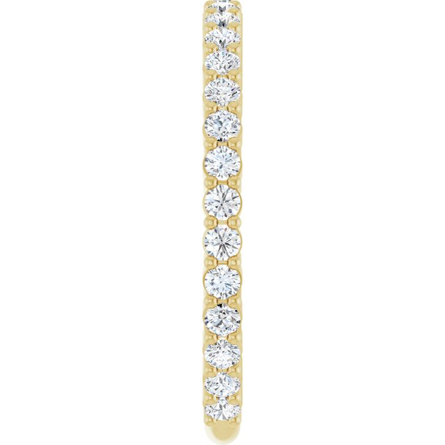 14K Yellow Gold 3/4 CTW Natural Diamond Anniversary Band