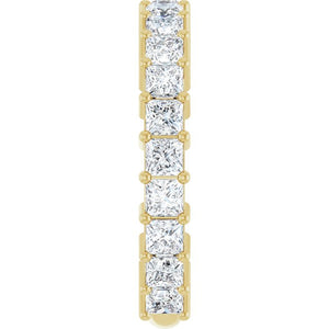 14K Yellow Gold 3/4 CTW Round Natural Diamond Anniversary Band