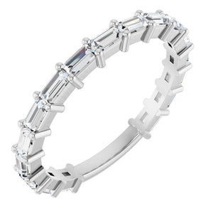 14K Yellow Gold 3/4 CTW Round Natural Diamond Anniversary Band