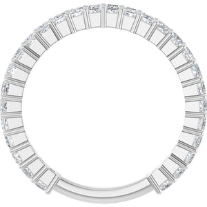 14K Yellow Gold 3/4 CTW Round Natural Diamond Anniversary Band