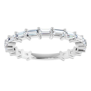 14K Yellow Gold 3/4 CTW Round Natural Diamond Anniversary Band