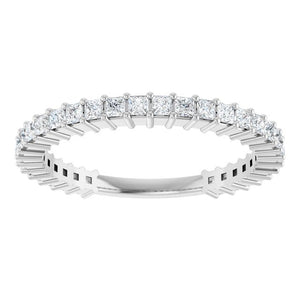 14K Yellow Gold 3/4 CTW Round Natural Diamond Anniversary Band