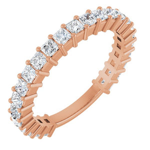 14K Yellow Gold 3/4 CTW Round Natural Diamond Anniversary Band