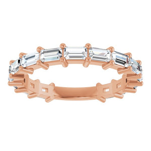 14K Yellow Gold 3/4 CTW Round Natural Diamond Anniversary Band