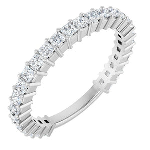 14K Yellow Gold 3/4 CTW Round Natural Diamond Anniversary Band