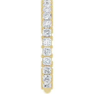 14K Yellow Gold 3/4 CTW Round Natural Diamond Anniversary Band