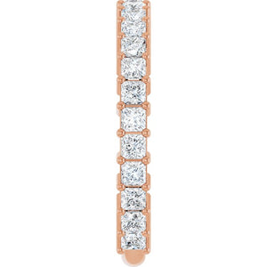 14K Yellow Gold 3/4 CTW Round Natural Diamond Anniversary Band