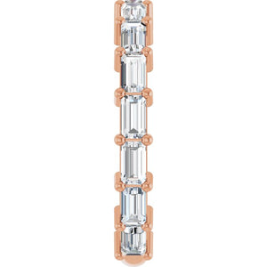 14K Yellow Gold 3/4 CTW Round Natural Diamond Anniversary Band