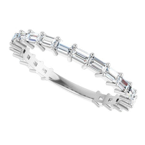 14K Yellow Gold 3/4 CTW Round Natural Diamond Anniversary Band
