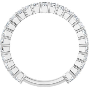 14K Yellow Gold 3/4 CTW Round Natural Diamond Anniversary Band