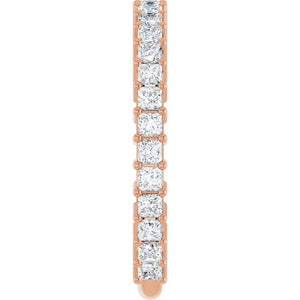 14K Yellow Gold 3/4 CTW Round Natural Diamond Anniversary Band