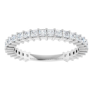 14K Yellow Gold 3/4 CTW Round Natural Diamond Anniversary Band