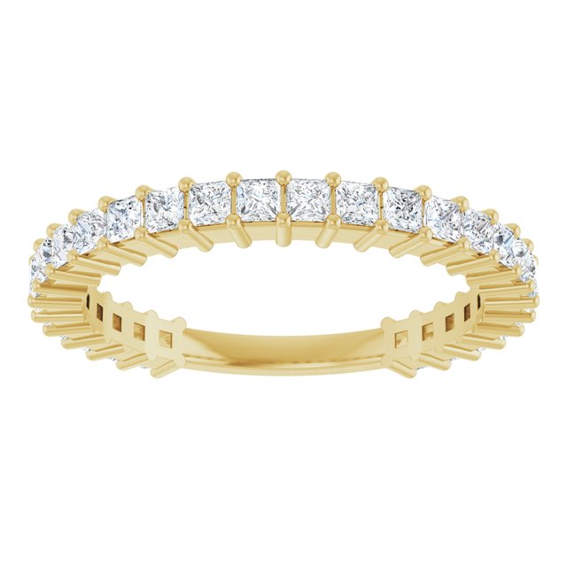 14K Yellow Gold 3/4 CTW Natural Diamond Anniversary Band