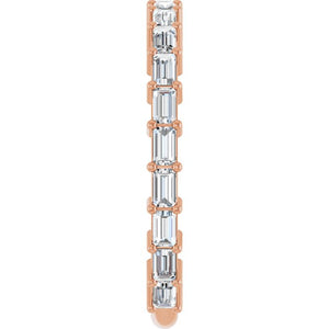 14K Yellow Gold 3/4 CTW Round Natural Diamond Anniversary Band